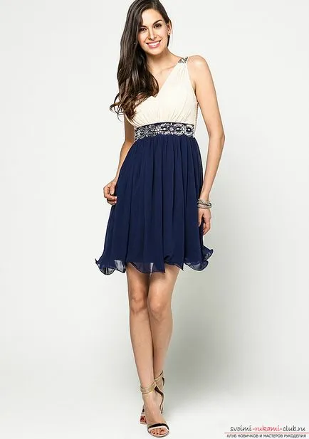 Hogyan készítsünk egy szép ruha készült chiffon kezeddel bélelt fotók a modellek és minták (ruha chiffon kezével) Hogyan készítsünk egy szép ruha készült chiffon kezeddel bélelt fotók modellek, minták és