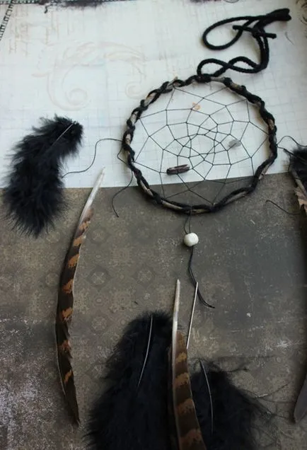 Hogyan készítsünk egy Dreamcatcher saját kezűleg - a mester osztály és ötletek amulett talizmán, édes otthon - kéz (ismét) Hogyan készítsünk egy Dreamcatcher saját kezűleg - a mester osztály és ötletek amulett talizmán, édes otthon - kézzel