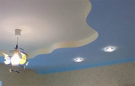 Hogyan lehet a mennyezet gipszkarton burkolat eszköz fotó és videó példák