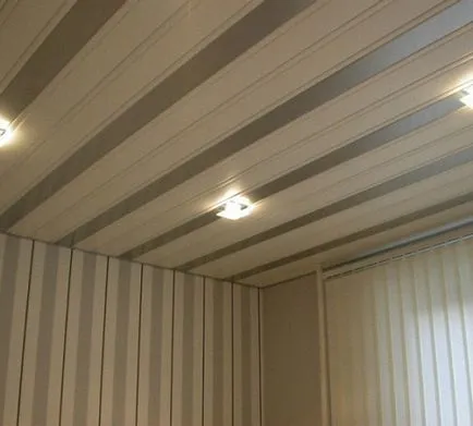 Hogyan készítsünk egy mennyezet műanyag PVC panelek saját kezűleg, az épület portál (plafon) Hogyan készítsünk egy mennyezet műanyag PVC panelek saját kezűleg, épület portál