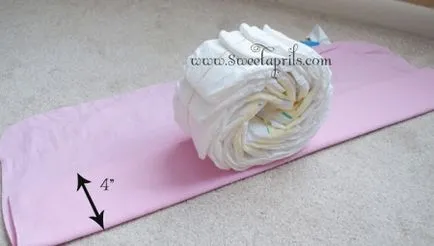 Hogyan készítsünk egy pelenka torta kezét a mester osztály lépésről lépésre és képek (Master) Hogyan készítsünk egy pelenka torta kezét a mester osztályban lépésről lépésre és képek