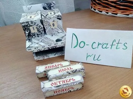 Hogyan készítsünk egy öröknaptár kezüket papírból (a) Hogyan készítsünk egy öröknaptár kezüket kifogyott a papír