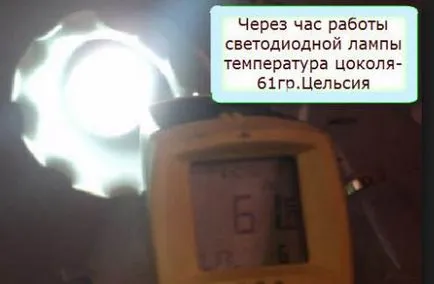 Mennyi hőt LED-es lámpák