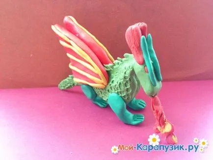 Mivel vak sárkány gyurma lépéseket 1 (sárkány) Milyen vak sárkány gyurma lépések 1