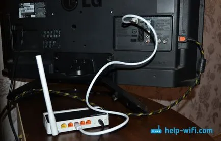 Mivel a TV nélkül wi-fi csatlakozni az internethez Wi-Fi