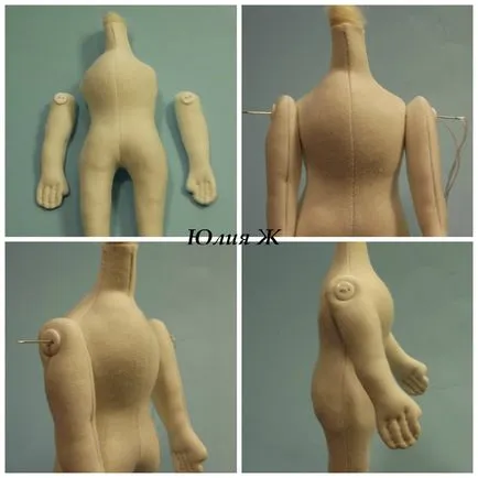 Hogyan kell varrni a textil csontváz baba acélhuzal kerettel