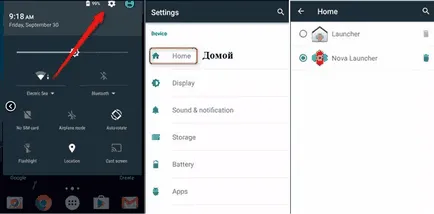 Hogyan lehet eltávolítani a launcher az Android