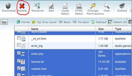 Hogyan lehet eltávolítani a wordpress törölje az adatbázist és a fájlokat
