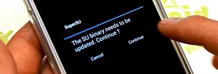 Hogyan kell telepíteni a su bináris fájl android - egy speciális utasítást
