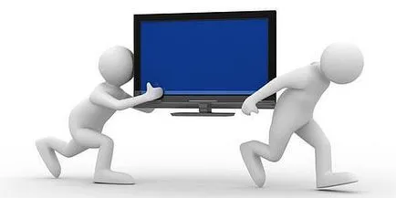 Hogyan csomag, és végrehajtja a TV