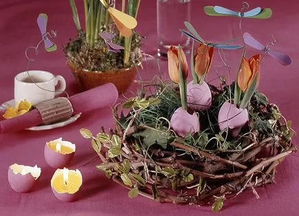 Hogyan díszítik a húsvéti asztal ötlet - egy blog éjszaka és három (az éj) Hogyan díszítik a húsvéti asztal ötlet - egy blog éjszaka és három