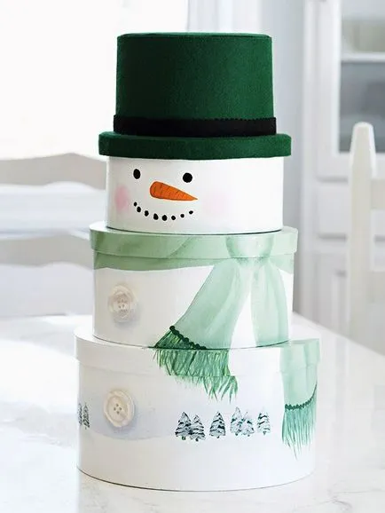 Hogyan díszíteni a kereskedési teremben az új évben, dekorációval 4 ház