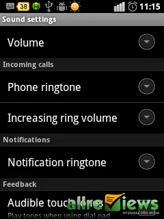 Hogyan kell beállítani csengőhangként egy hívást, vagy SMS-t allreviews android - telefon véleménye, és tabletták