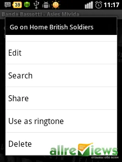 Hogyan kell beállítani csengőhangként egy hívást, vagy SMS-t allreviews android - telefon véleménye, és tabletták