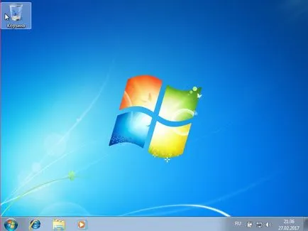 Hogyan kell beállítani a Windows 7 Windows helyett 10 (2. módszer)