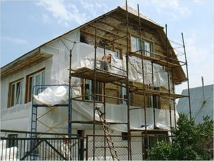 Hogyan meleg ház homlokzata - felmelegedés homlokzatok házak