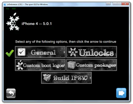Hogyan kell telepíteni az egyéni firmware Sn0wbreeze, macarea