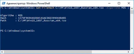 Hogyan lehet megtalálni a hash fájl a Windows PowerShell