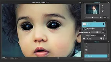 Mivel a Photoshop, hogy a fekete szemek részletes utasításokat