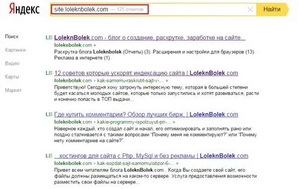 Hogyan index a honlapon Yandex Hogyan index a honlapon Yandex