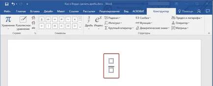 Hogyan lehet a Word frakció