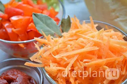 Káposzta paprika paradicsomszósz