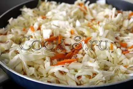 Káposzta pörkölt paradicsom - egy lépésről lépésre recept képpel, főzelékek