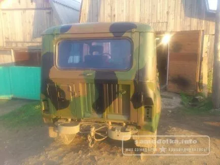 Camouflage UAZ autó kezével
