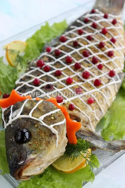 Carp töltött sült - recept fotókkal, hogyan kell főzni egy (kitömött) Carp töltött sült - recept fotókkal, hogyan kell főzni