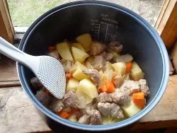 Burgonya párolt multivarka - receptek képekkel (fotó) Burgonya párolt multivarka - receptek képekkel