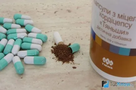 Cordyceps „Tiens” kapszula, áttekintésre, árlista