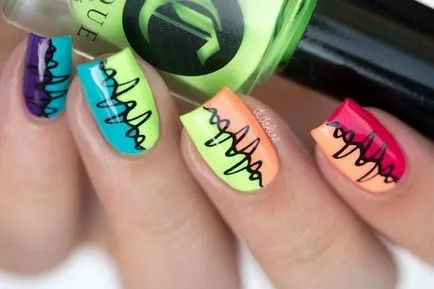 Gyönyörű Nail Design 2017-2018 évben, fotó, köröm design ötleteket, rajzokat és a körmökön
