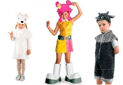 Megfeleljen az új év 2015. gyerekeknek (hogyan lehet egy ruha kecske (juh) a gyermek) Suit a New Year 2015 gyerekeknek