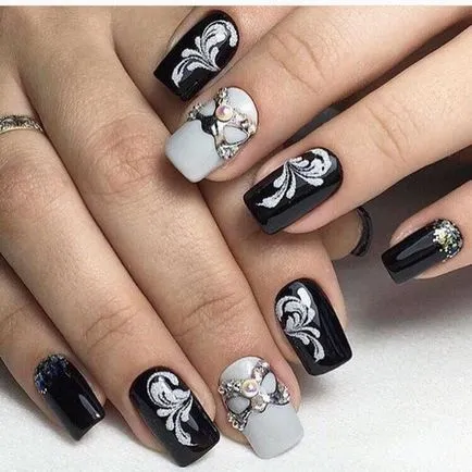 Gyönyörű Nail Design 2017-2018 évben, fotó, köröm design ötleteket, rajzokat és a körmökön