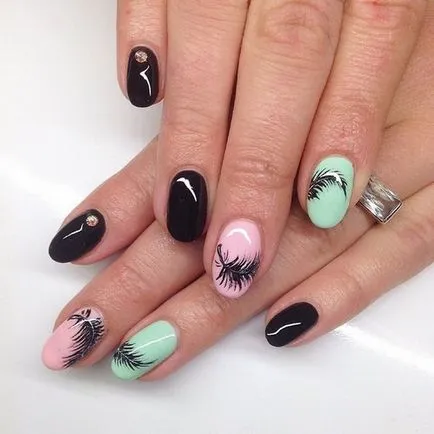 Gyönyörű Nail Design 2017-2018 évben, fotó, köröm design ötleteket, rajzokat és a körmökön