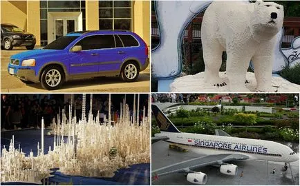 A leghihetetlenebb alkotásai a gyermekek designer „Lego”