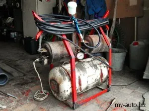 A motorkerékpár festék