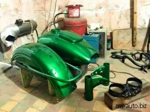 A motorkerékpár festék