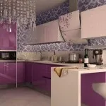 Lakáskérdés narancs tervezés konyha, zöld, lila, piros, lila (a konyhában) Lakáskérdés konyha tervezés narancs, zöld, lila, piros, lila