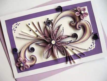 Quilling festési technikát saját kezűleg, a rendszer a papír, a mester osztályt lépésről lépésre fotók, nagy