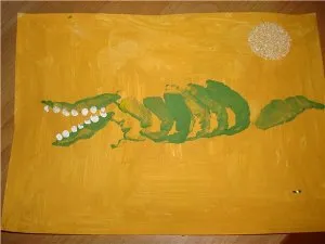 Anya anyáknak festék tenyér! (Finger játékok) Anya anyáknak festék tenyér!
