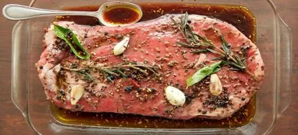 Pác marhahús - receptek a lágyság a hús grill, sütni a sütőbe és sütés steak (shish kebab) Pác marhahús - receptek a lágyság a hús grill, sütni a sütőbe és sütés steak