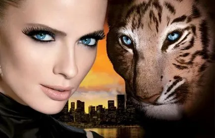 Cat eye make-up, körökre technika make- up macska saját kezűleg