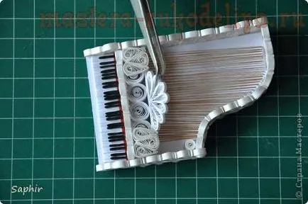 Mester osztályban zongora Quilling