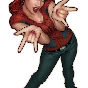 Mary Dzheyn Uotson Spider ember lány