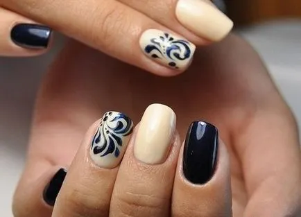 Fashion Nails mintás 2017-2018 - fotó gondolatok, szép manikűr egy minta a rövid és hosszú