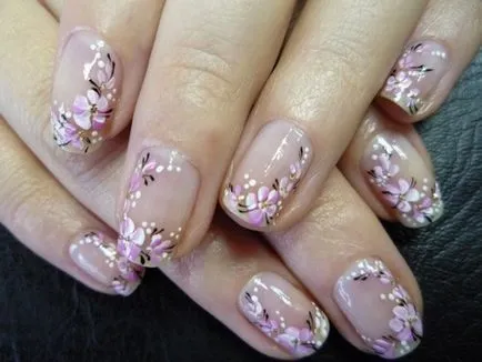 Fashion Nails mintás 2017-2018 - fotó gondolatok, szép manikűr egy minta a rövid és hosszú