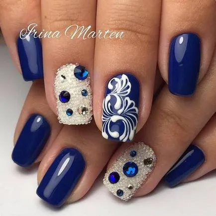 Fashion Nails mintás 2017-2018 - fotó gondolatok, szép manikűr egy minta a rövid és hosszú