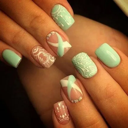 Fashion Nails mintás 2017-2018 - fotó gondolatok, szép manikűr egy minta a rövid és hosszú