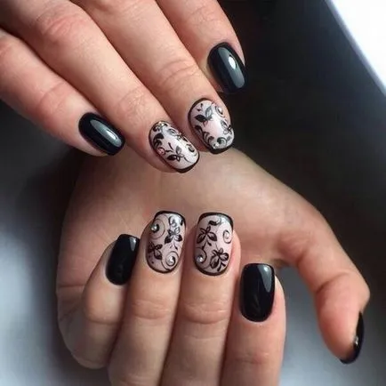 Fashion Nails mintás 2017-2018 - fotó gondolatok, szép manikűr egy minta a rövid és hosszú